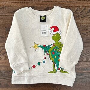 Grinch sweatshirt for toddlers